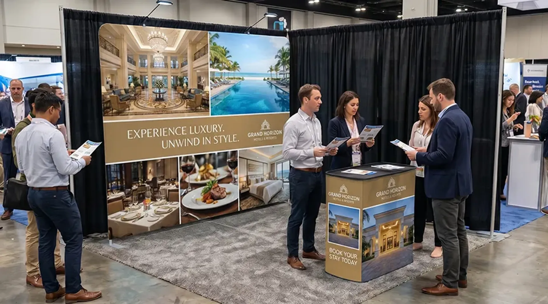 Tension Fabric Booth