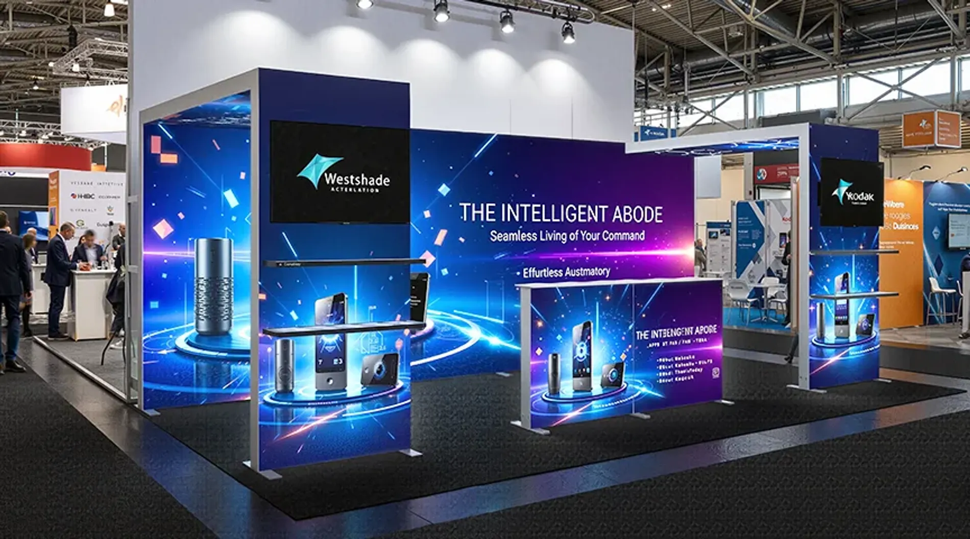 Backlit Modular Booth