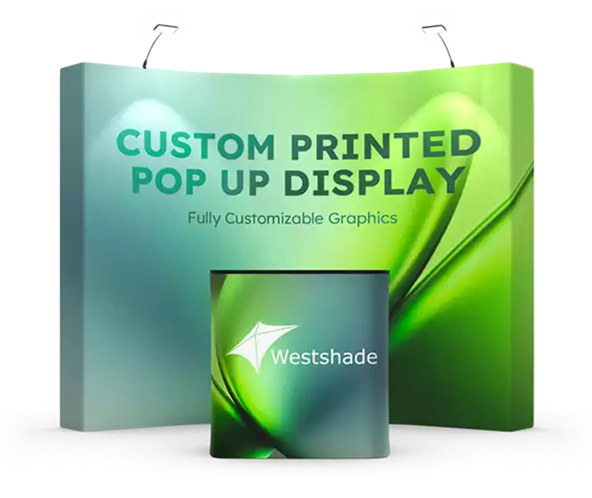 Curved Pop Up Trade Show Booth