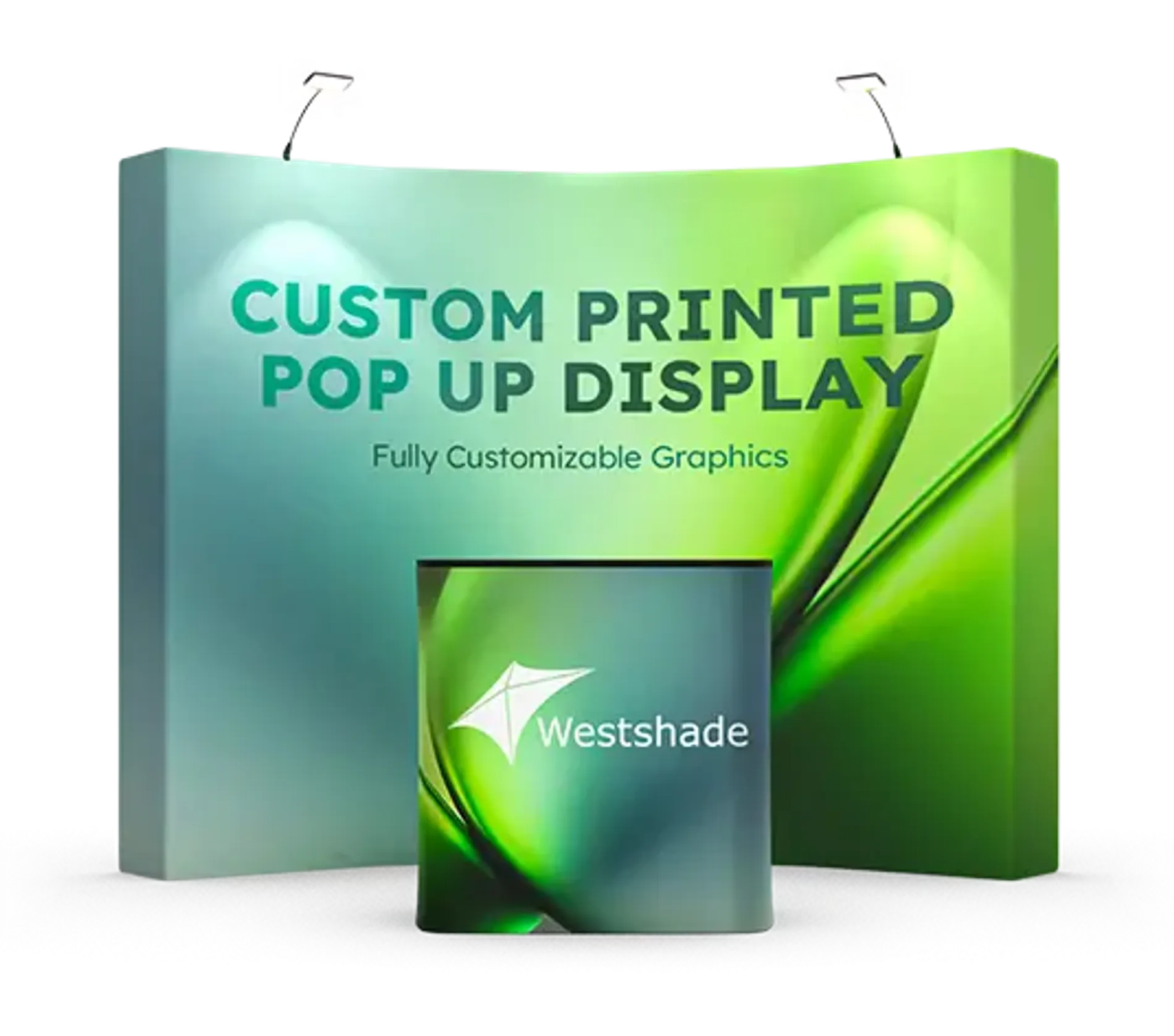 Curved Pop Up Trade Show Booth