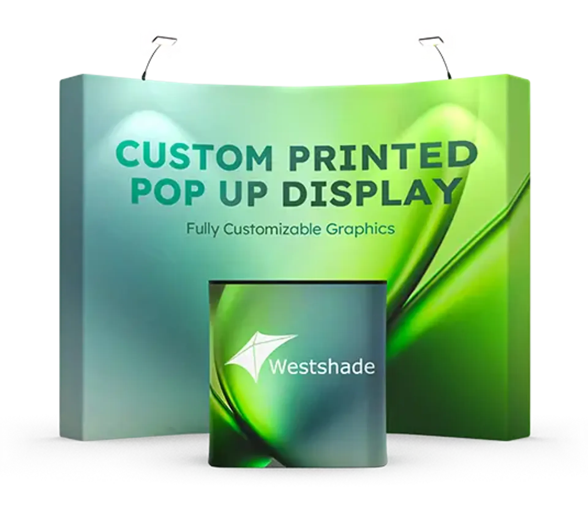 Curved Pop Up Trade Show Booth