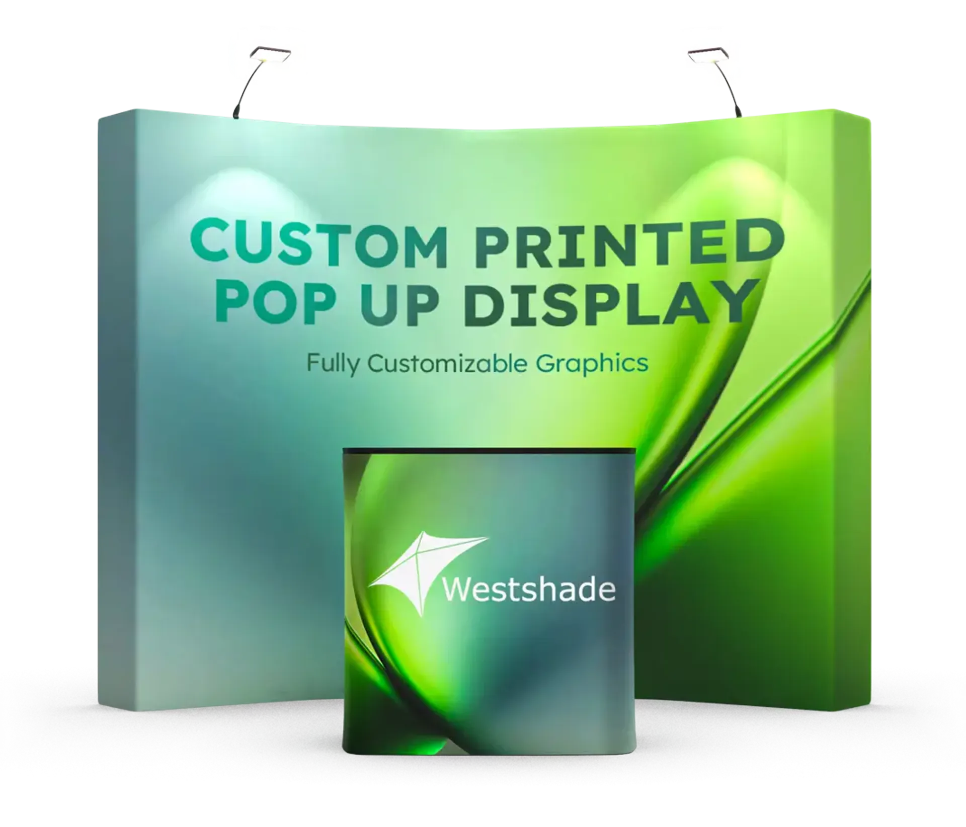 Curved Pop Up Trade Show Booth