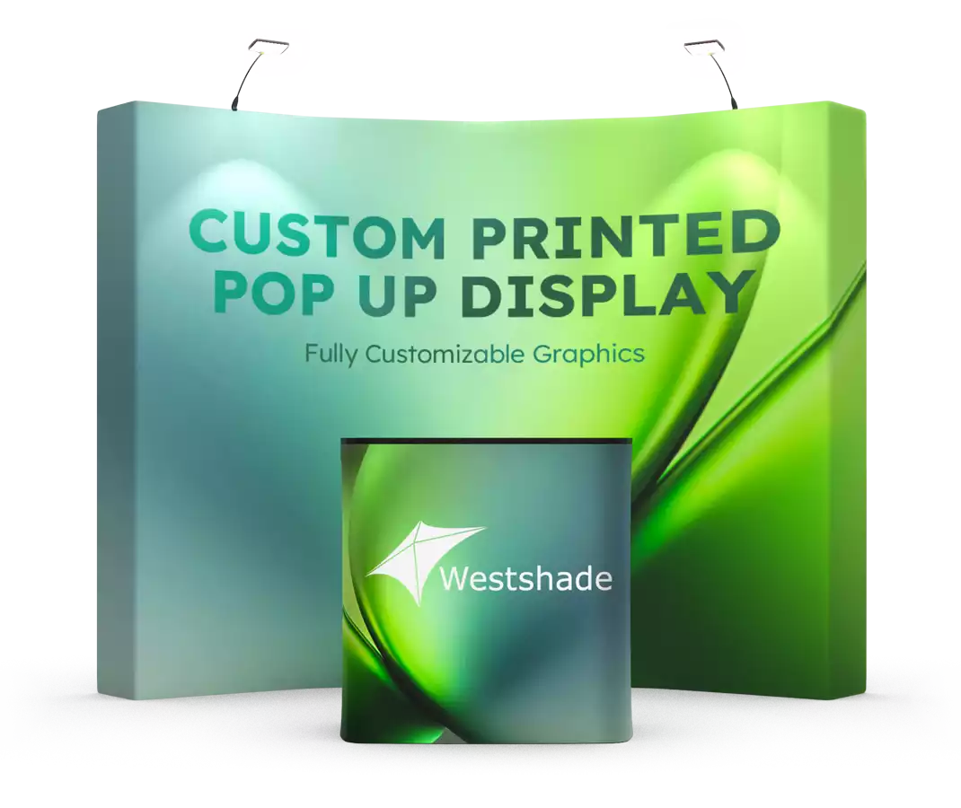 Curved Pop Up Trade Show Booth