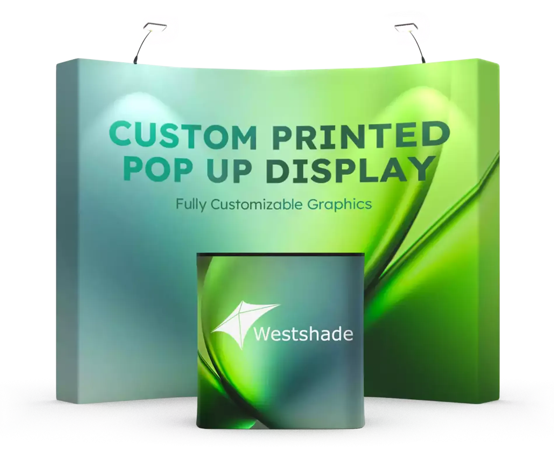 Curved Pop Up Trade Show Booth