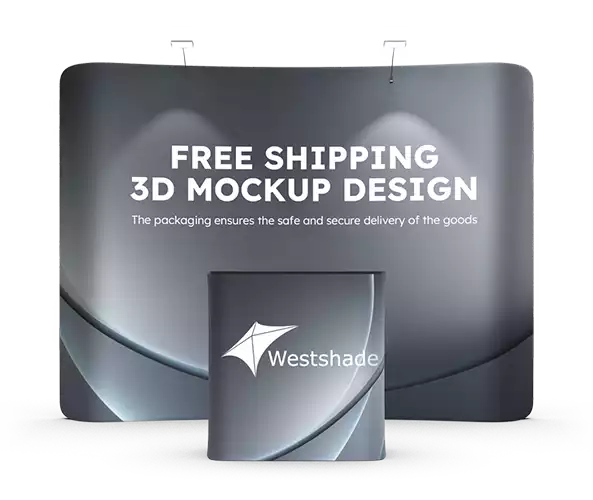 Curved Tension Fabric Trade Show Booth