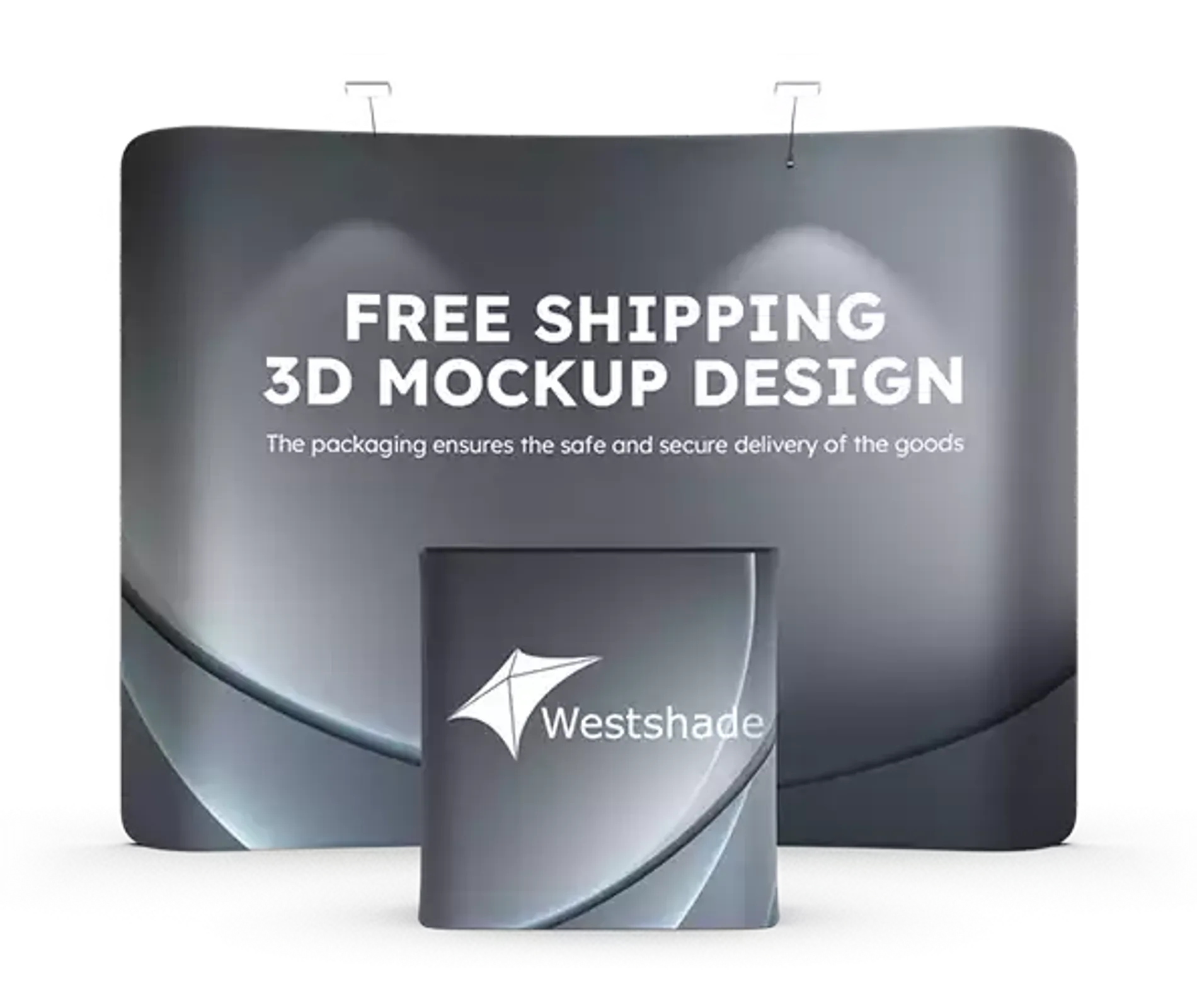 Curved Tension Fabric Trade Show Booth