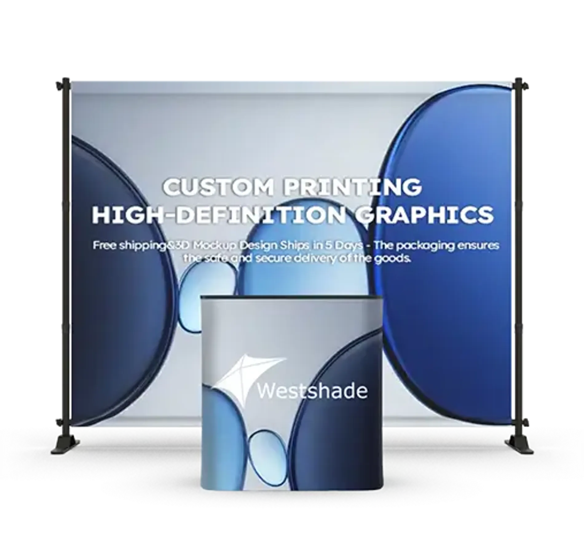 Step and Repeat Trade Show Booth