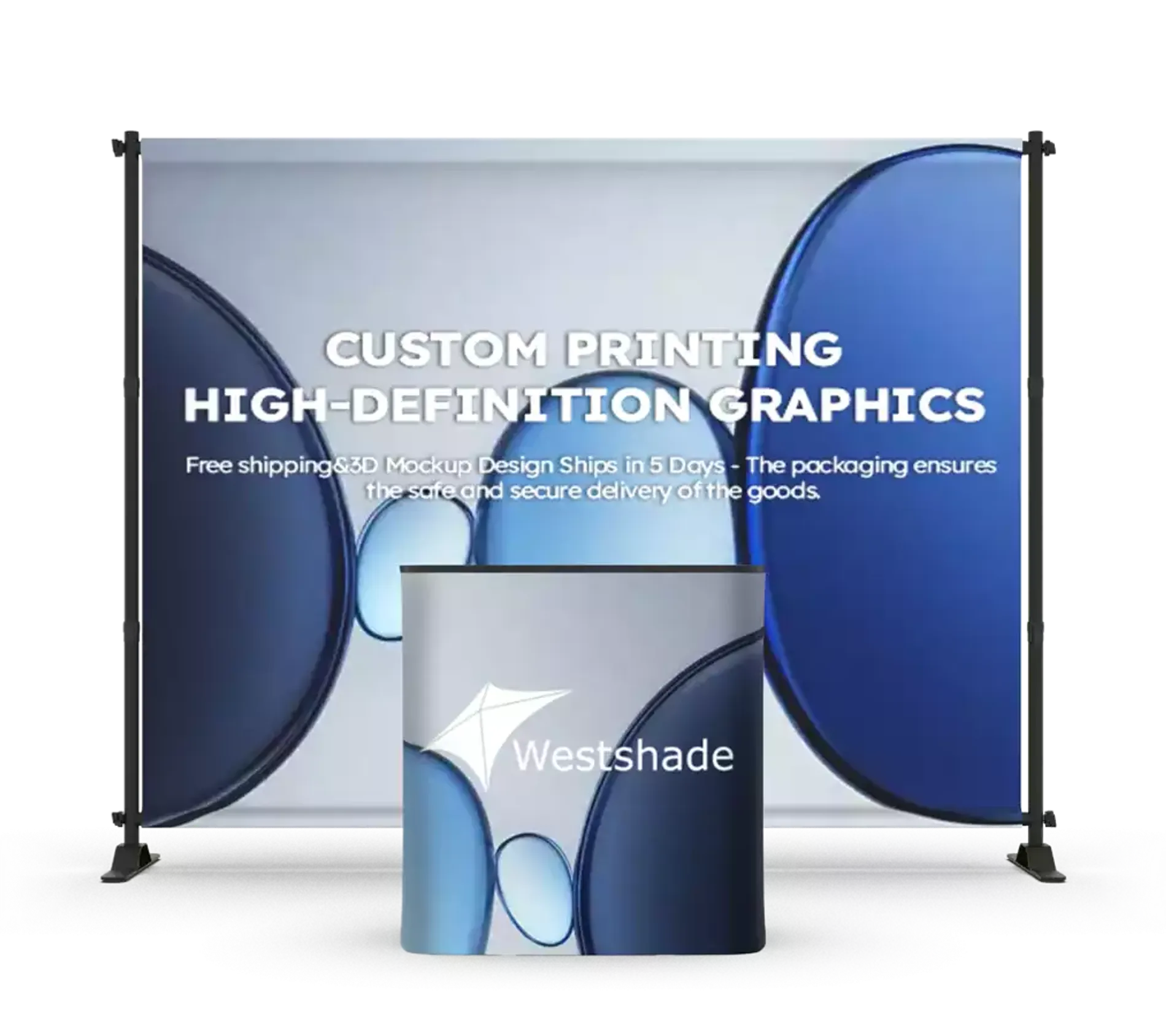 Step and Repeat Trade Show Booth