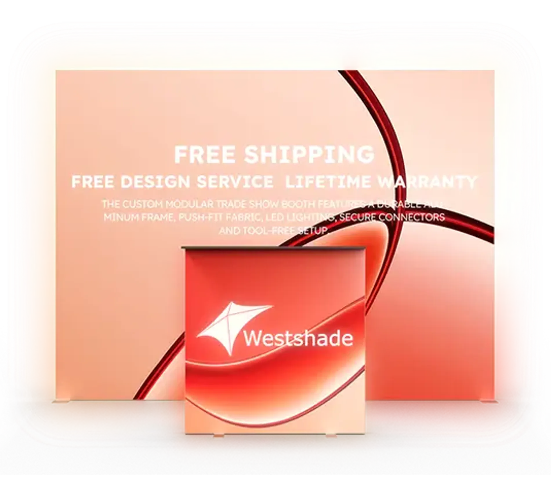 Backlit Lightbox Trade Show Booth