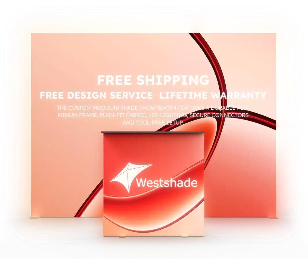 Backlit Lightbox Trade Show Booth