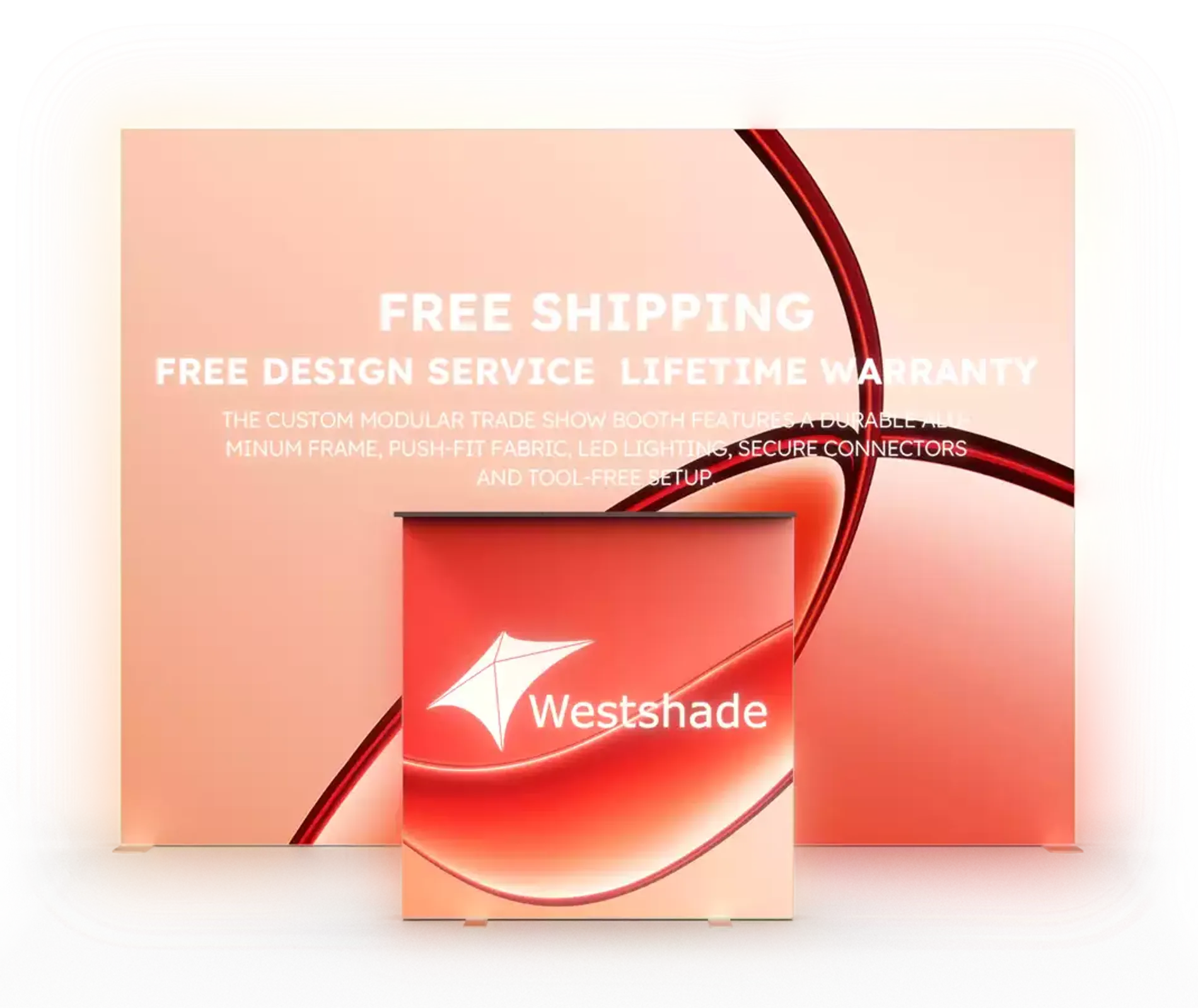 Backlit Lightbox Trade Show Booth