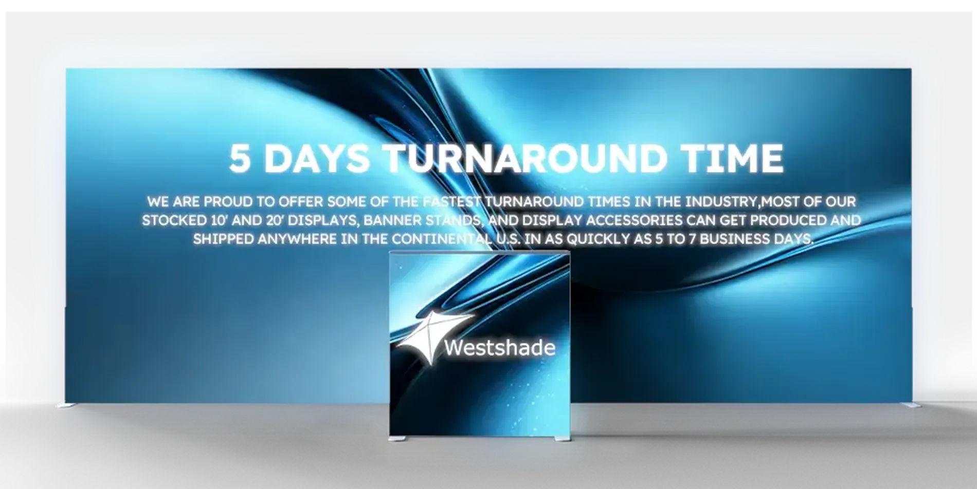 10x20 Backlit Lightbox Trade Show Booth