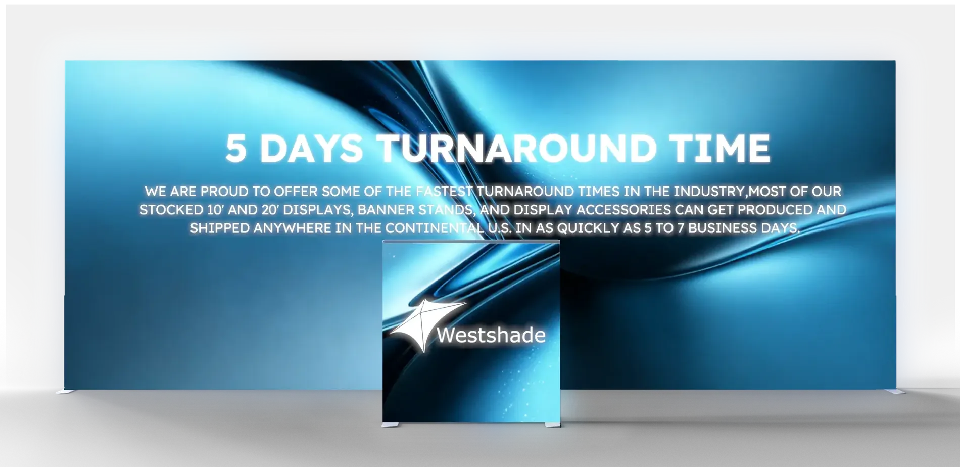 10x20 Backlit Lightbox Trade Show Booth