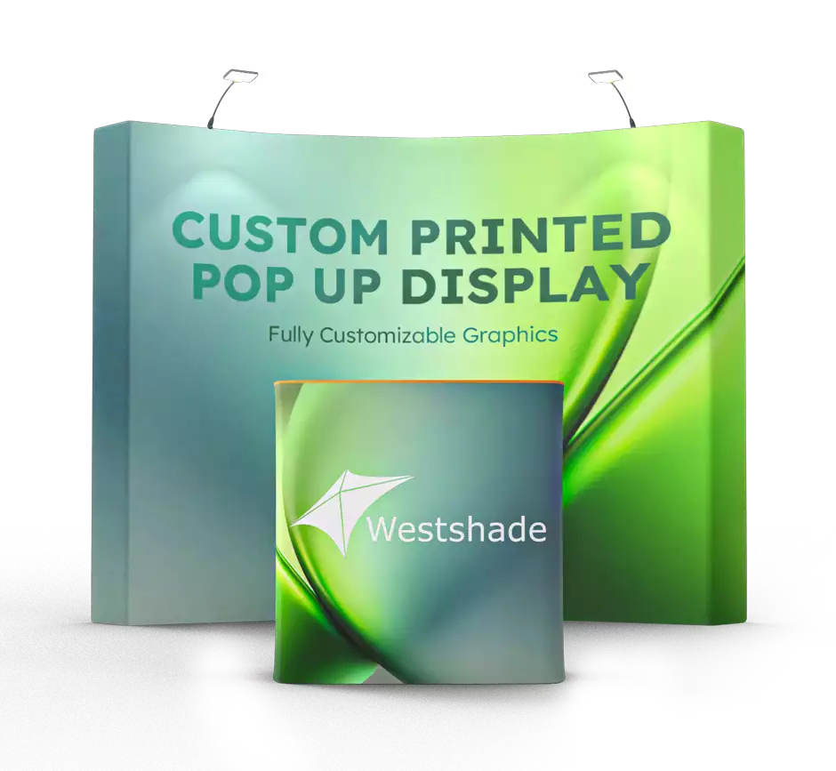Curved Pop Up Trade Show Booth