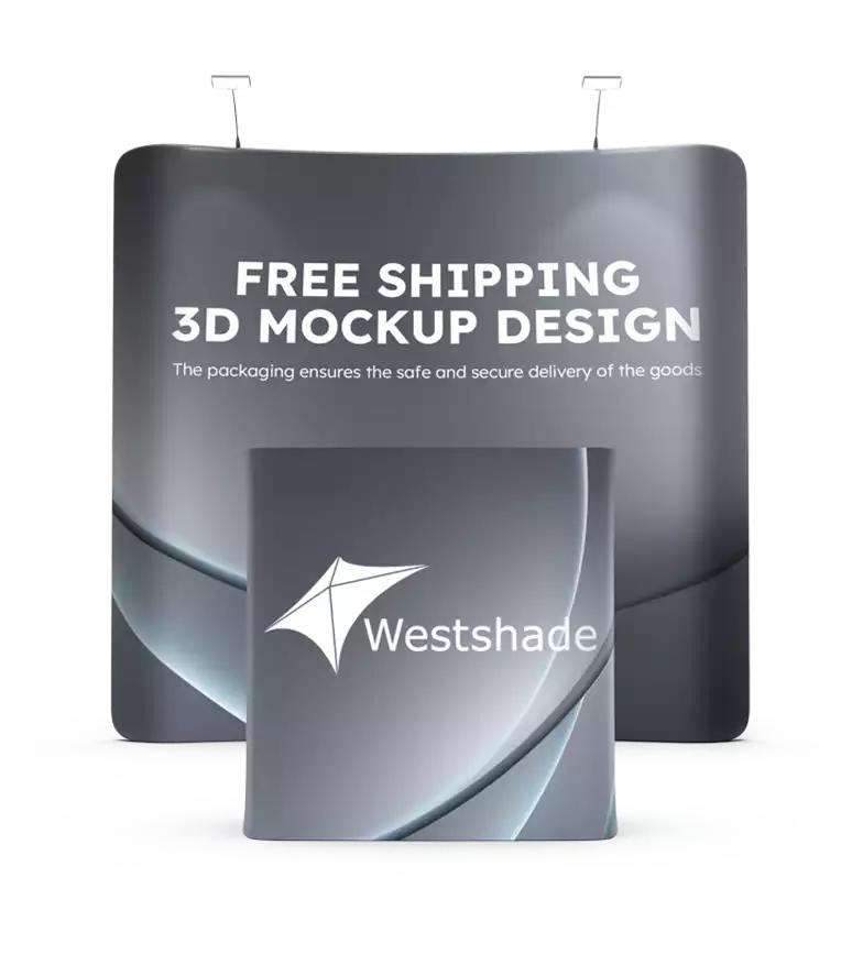 Curved Tension Fabric Trade Show Booth