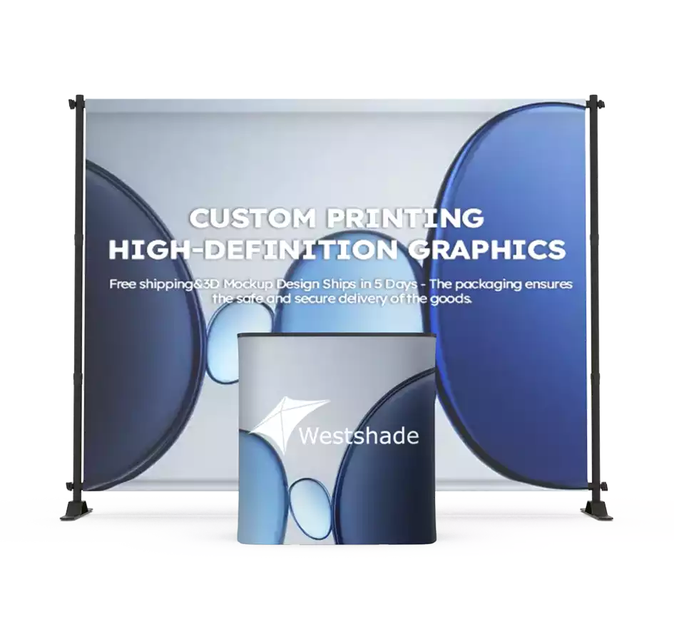 Step and Repeat Trade Show Booth