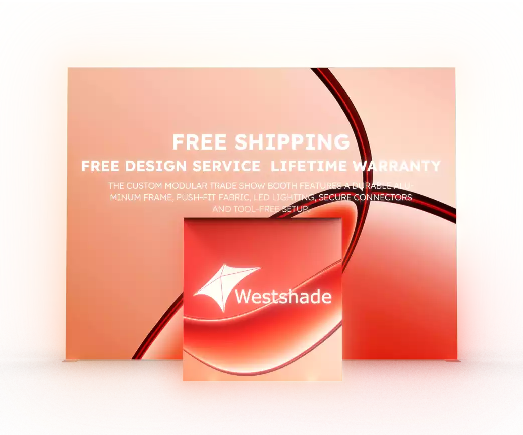 Backlit Lightbox Trade Show Booth