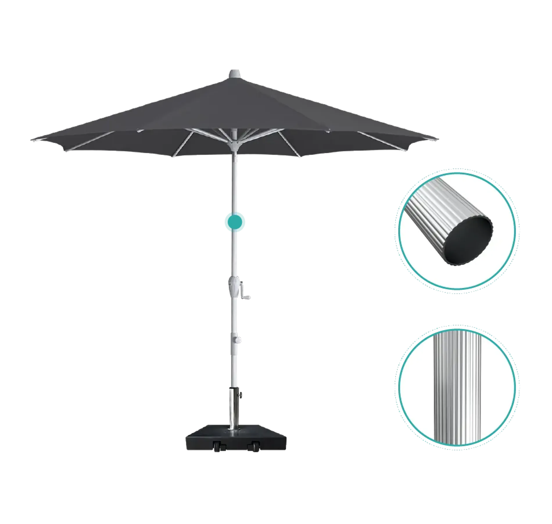 Use patio umbrellas for a cafe or restaurant