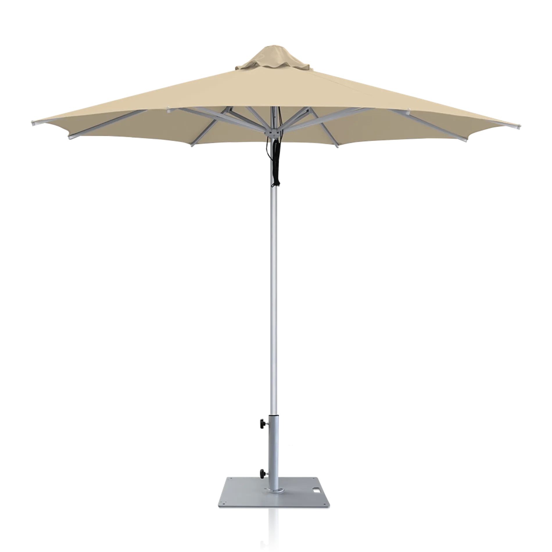 Santorini umbrella with aluminum frame