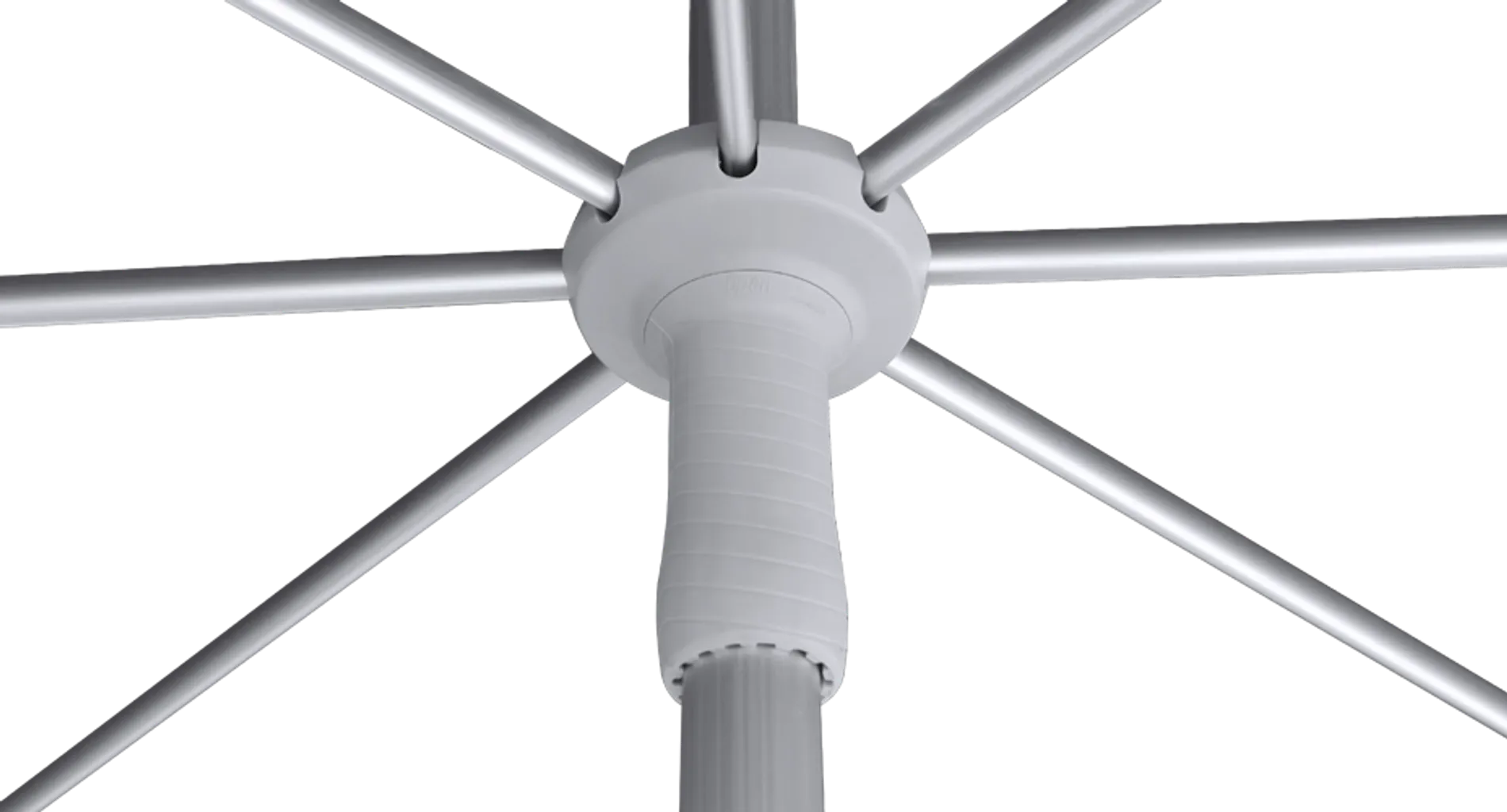 the Marco umbrella features a push-up opening and closing system